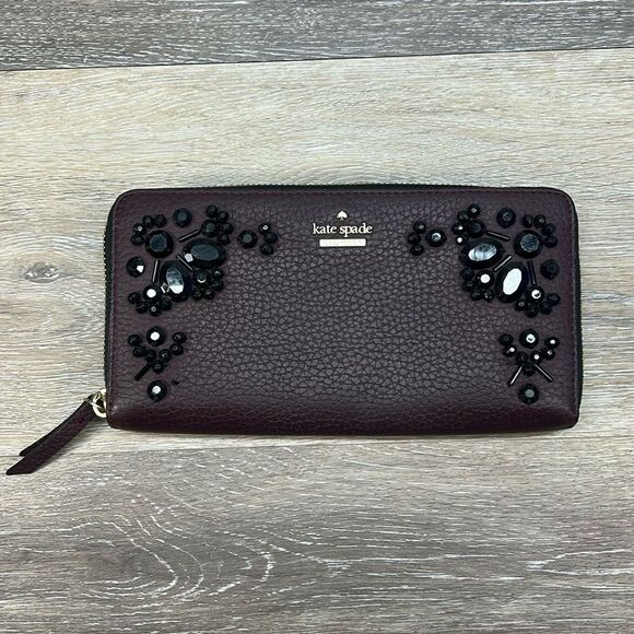 1635 Kate spade leather full zip wallet - Picture 1 of 16
